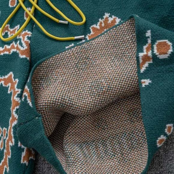 Rhude Brown Jacquard Logo Knit Shorts Green - Picture 9 of 12